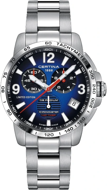 Certina DS Podium Lap Timer Jeremy Seewer 91 Limited Edition C034.453.11.047.10