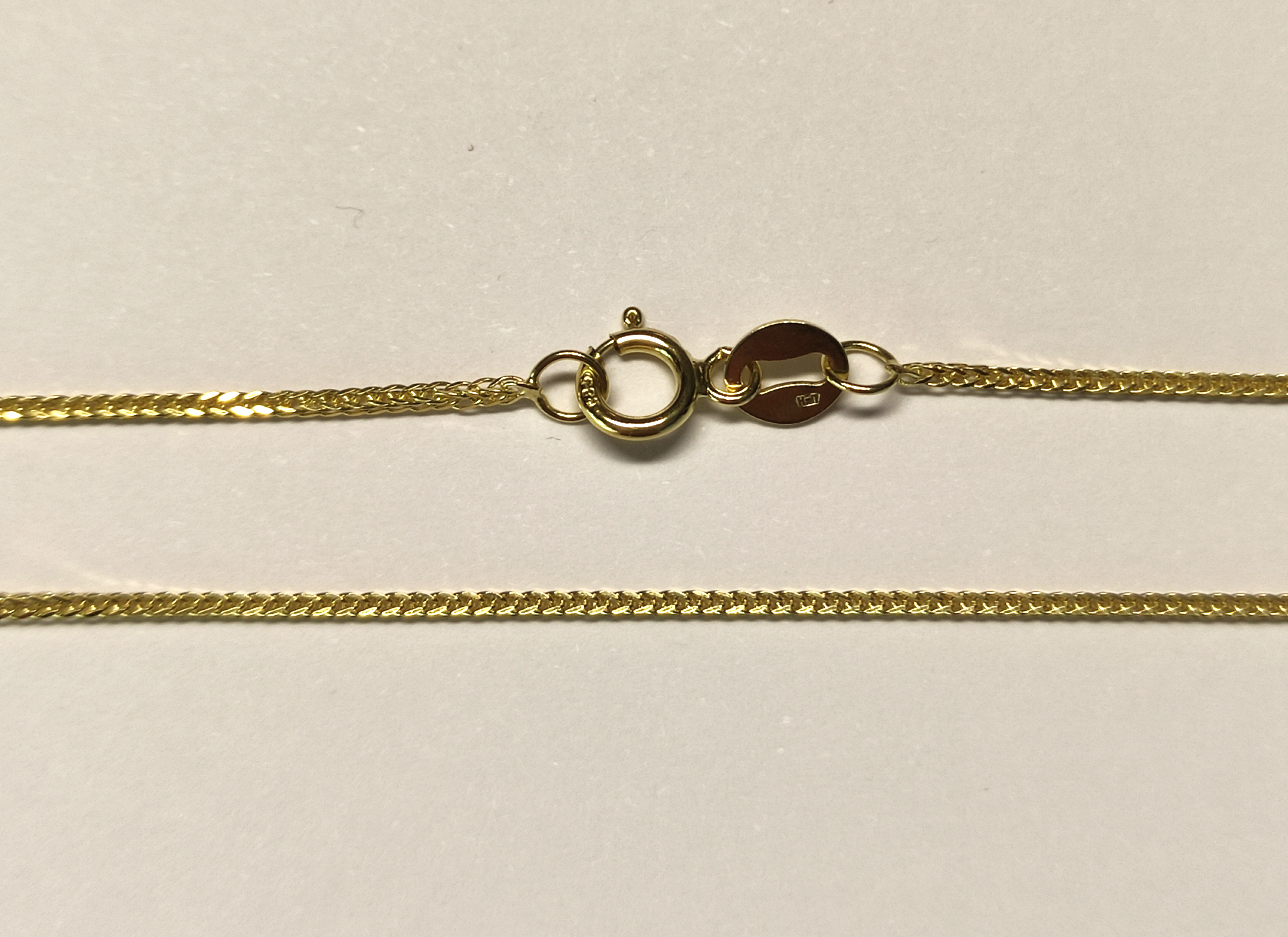 Zlatý řetízek SPIGA délka 45 cm, š. 1 mm