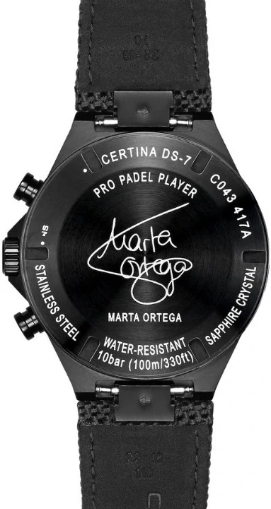 Certina DS-7 Chronograph Padel Edition by Marta Ortega C043.417.38.201.10