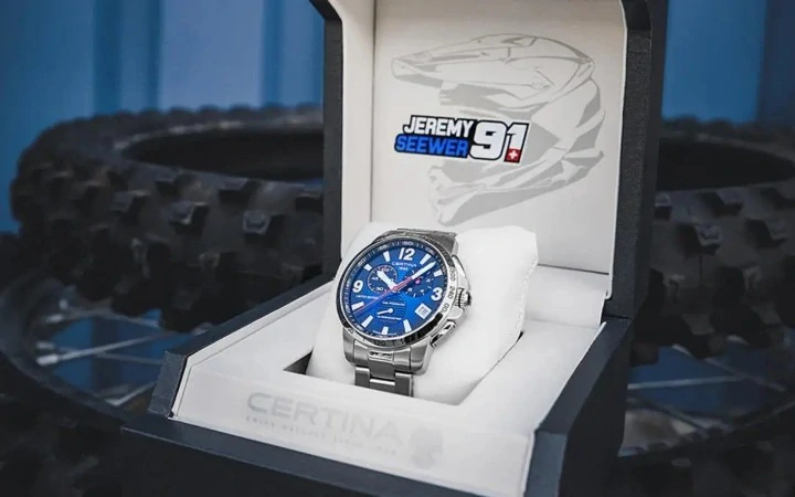 Certina DS Podium Lap Timer Jeremy Seewer 91 Limited Edition C034.453.11.047.10