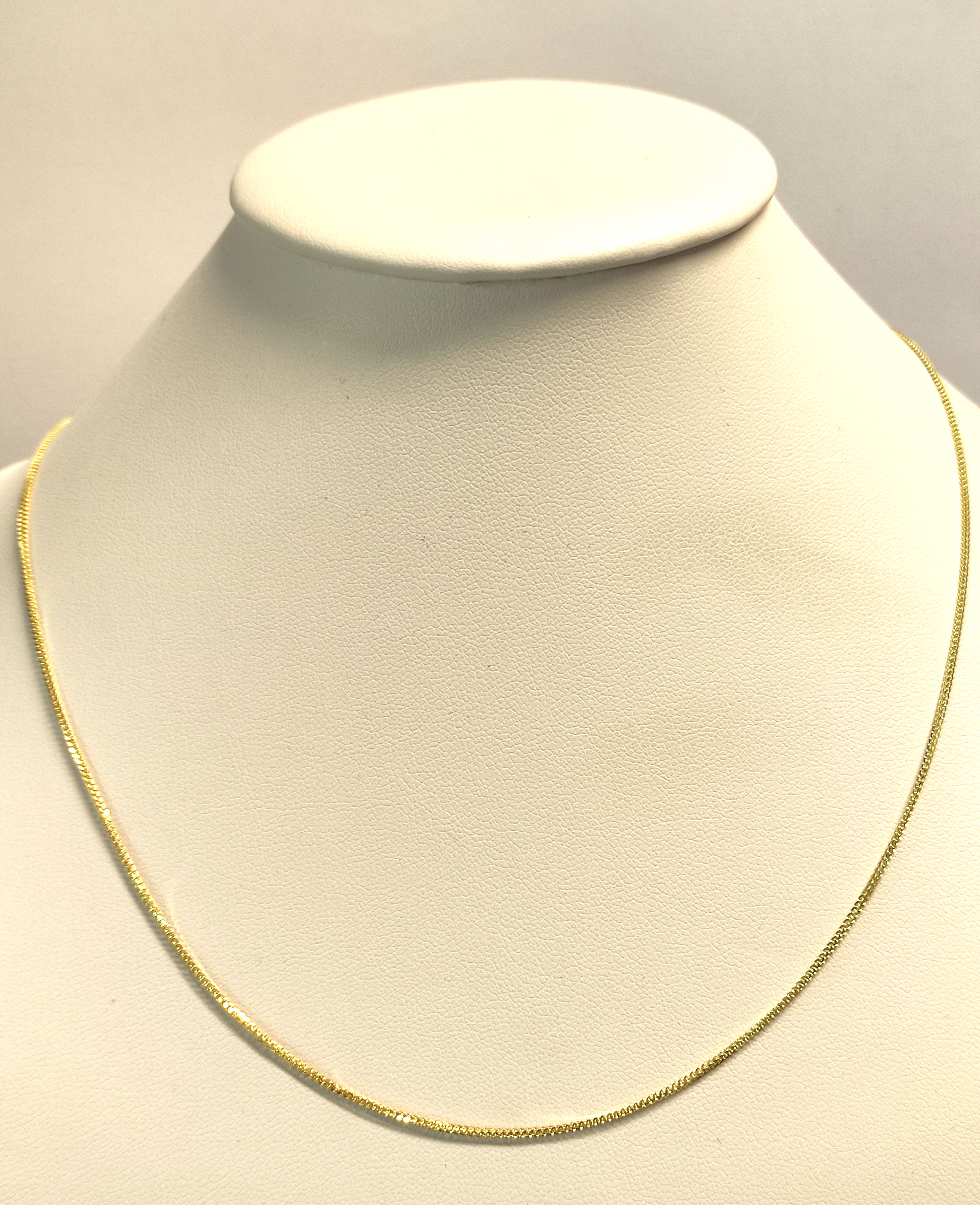 Zlatý řetízek SPIGA délka 45 cm, š. 1 mm