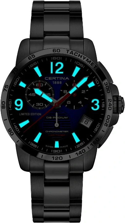 Certina DS Podium Lap Timer Jeremy Seewer 91 Limited Edition C034.453.11.047.10