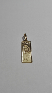 zlatý přívěšek madony JH 02